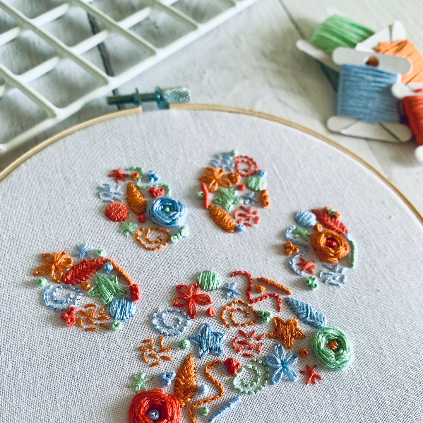 Digital download. Custom cat or dog paw print embroidery hoop art PDF pattern with instructions