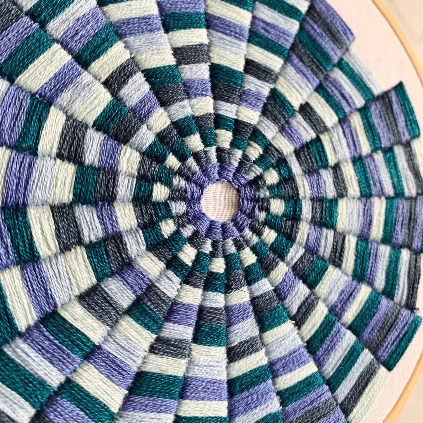 Digital download. Embroidery Calendar hoop art PDF pattern with instructions. 365 blocks, 1 per day