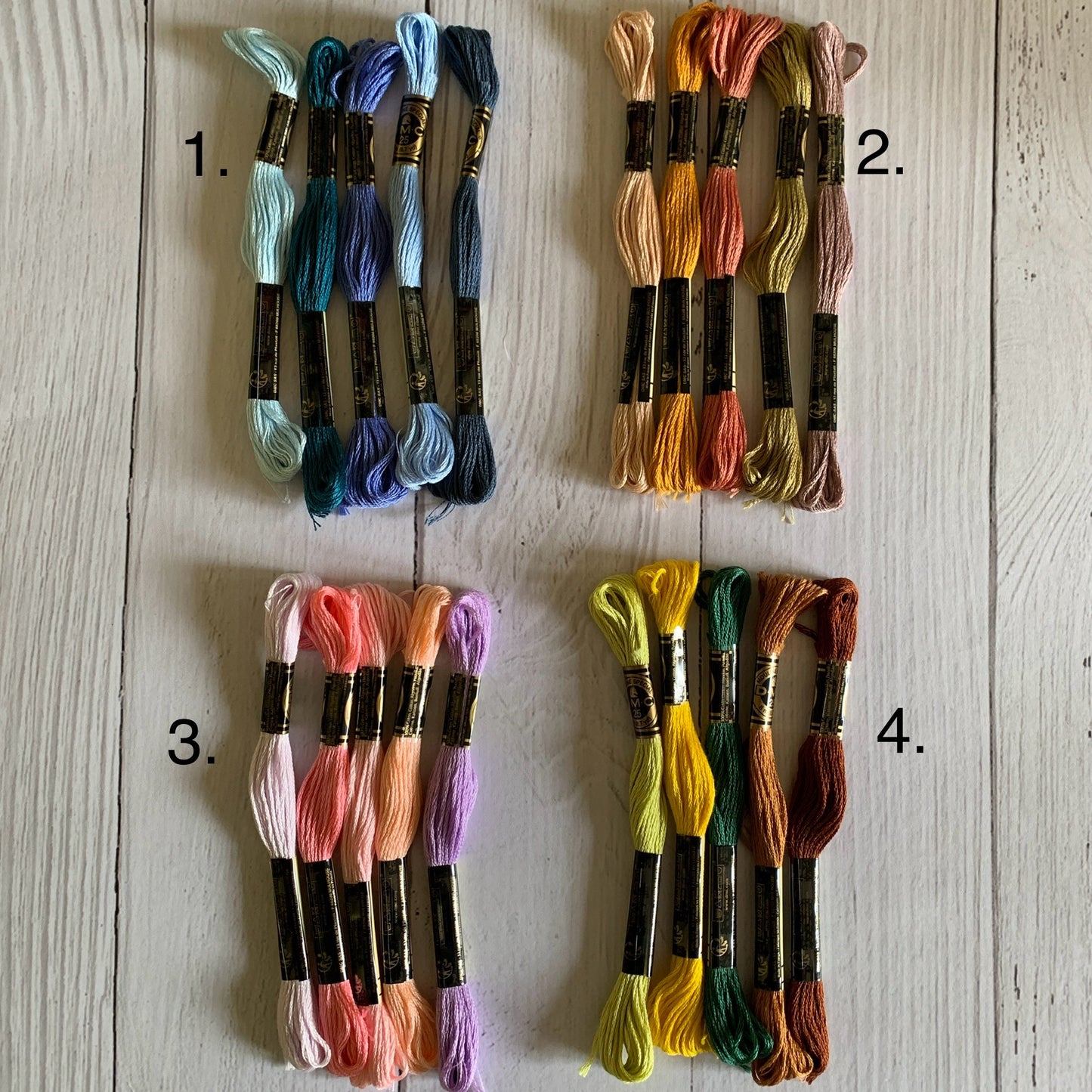 Full embroidery kit. Embroidery Calendar. 365 blocks, sew one a day!
