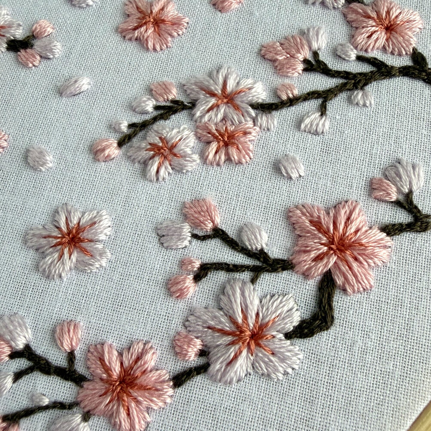 Embroidery Kit - Robin in the Blossoms